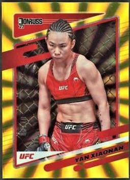 Yan Xiaonan 2022 Panini Donruss UFC Base #80 Pink