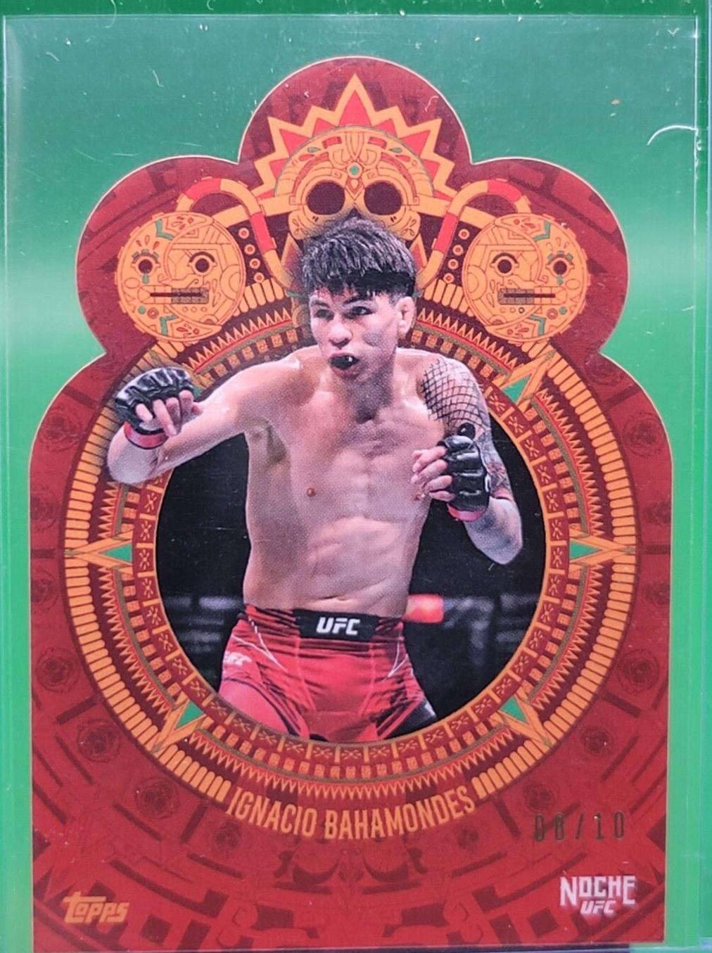 Ignacio Bahamondes 2024 Topps Noche UFC Base #12 Red Die-Cut