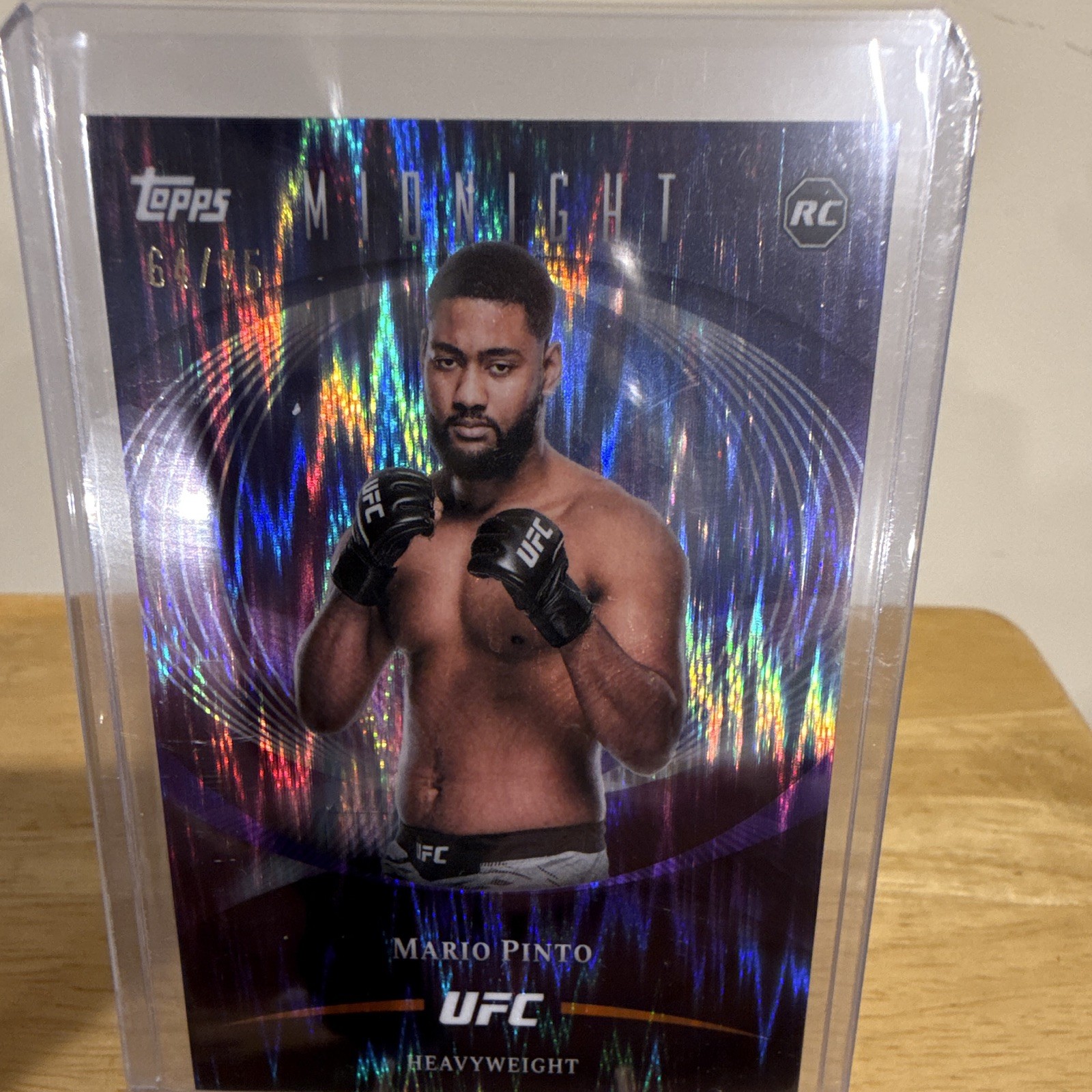 Mario Pinto 2026 Topps Midnight UFC Base #28 Daybreak