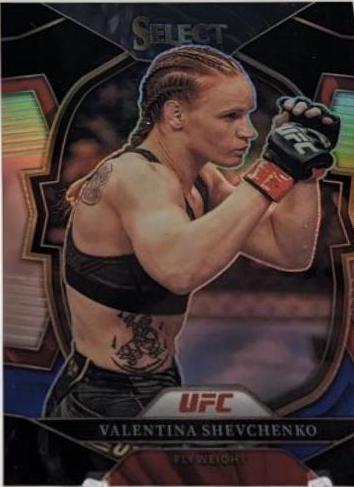 Valentina Shevchenko 2023 Panini Select UFC Concourse #5 Black Blue