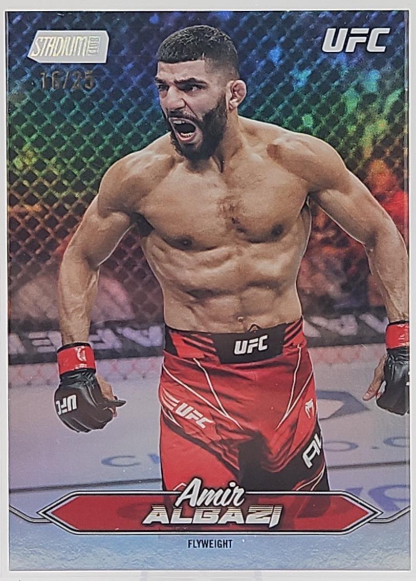 Amir Albazi 2025 Topps Stadium Club UFC Base #71 Rainbow