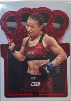 Zhang Weili 2022 Panini Chronicles UFC Base Crown Royale #119 Red