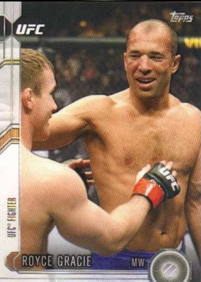 Royce Gracie 2015 Topps UFC Chronicles Base #1 Sepia