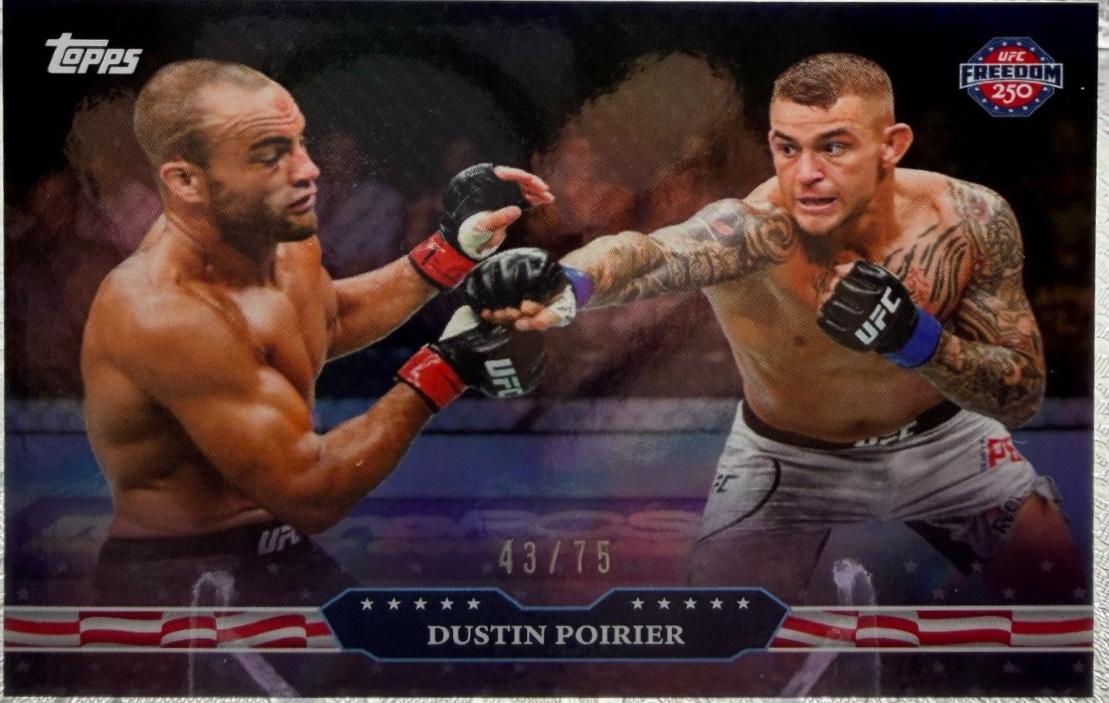 Dustin Poirier 2026 Topps UFC Freedom 250 Base #12 Purple