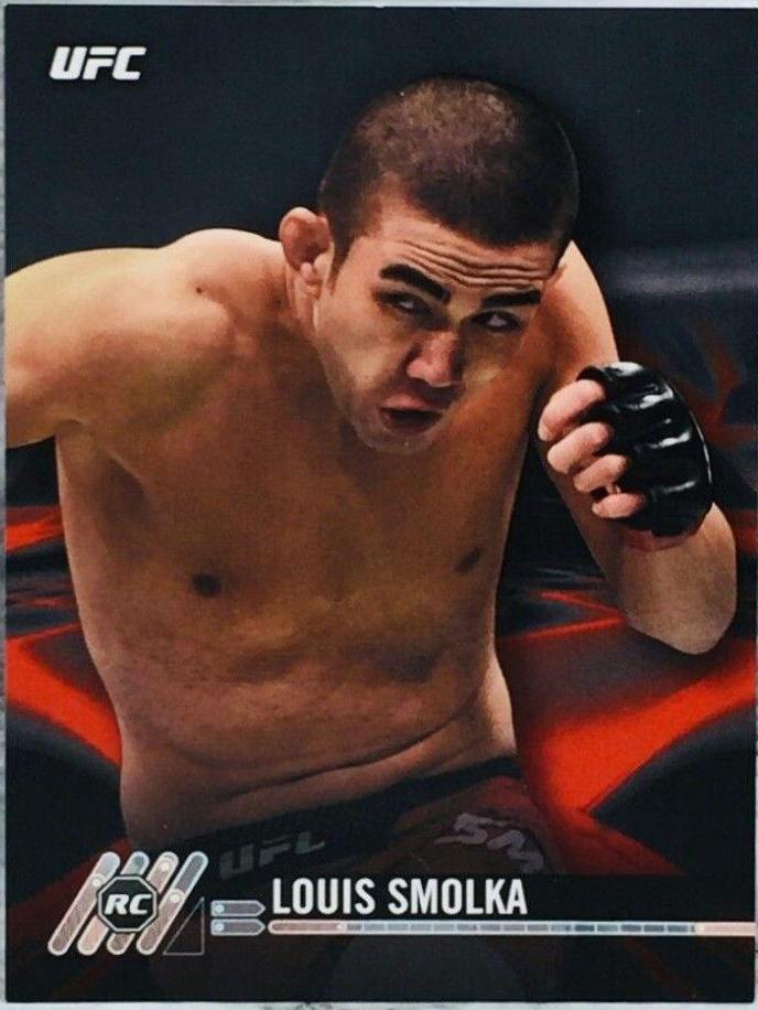 Louis Smolka 2017 Topps UFC Knockout Base #86 Red