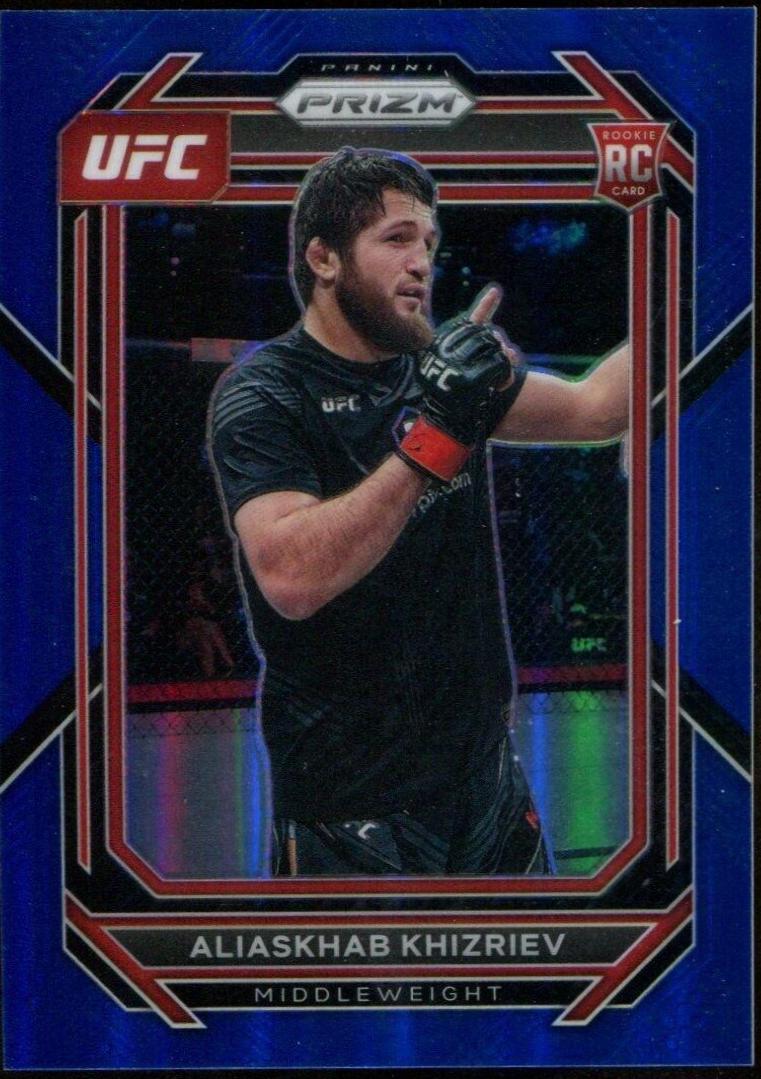 Aliaskhab Khizriev 2023 Panini Prizm UFC Base #141 Blue