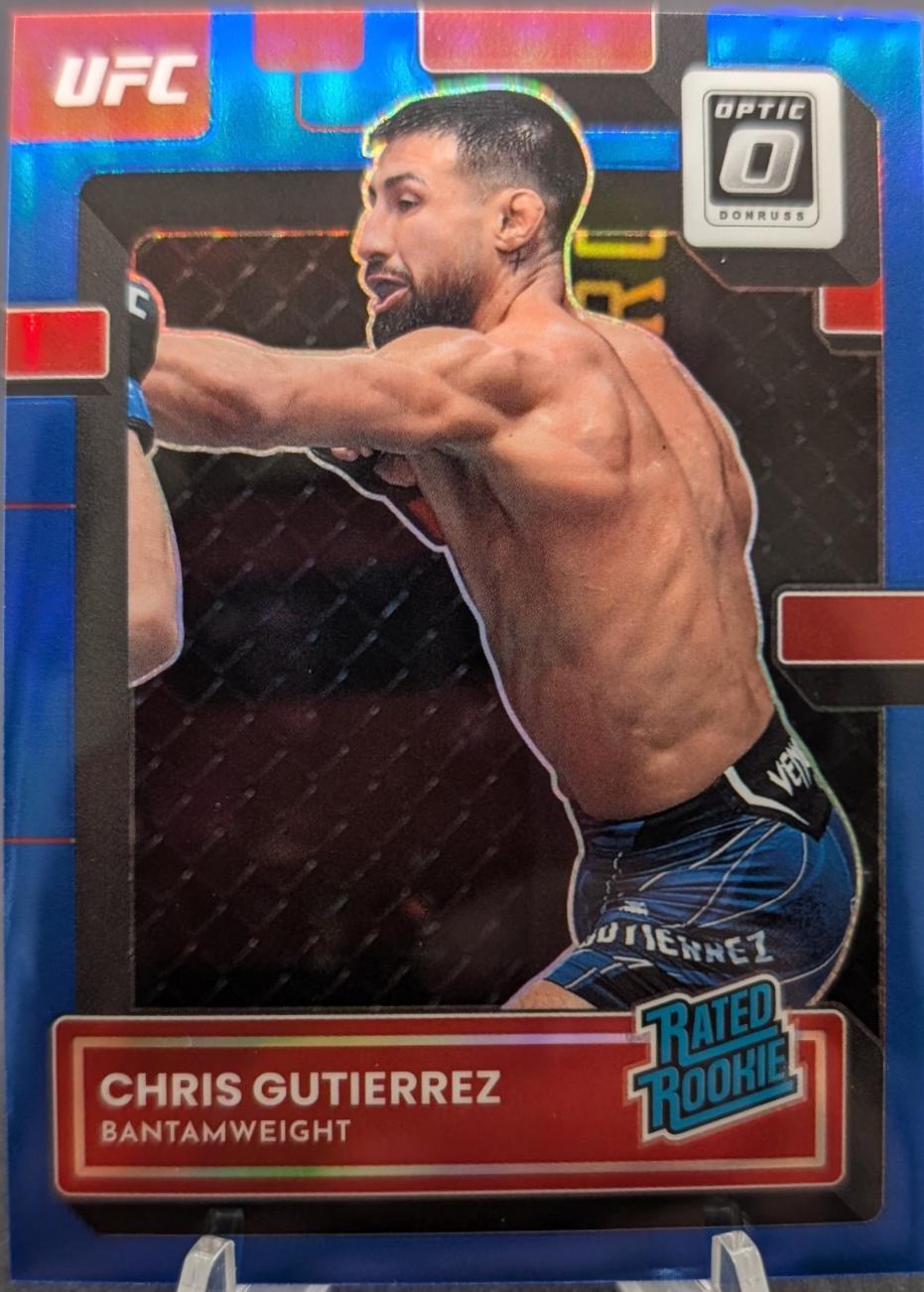 Chris Gutierrez 2023 Panini Donruss Optic UFC Base #132 Purple