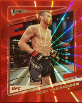 Cory Sandhagen 2022 Panini Donruss UFC Base #37 Red