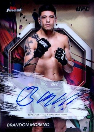 Brandon Moreno 2024 Topps Finest UFC Finest Autographs #FA-BMO Superfractor