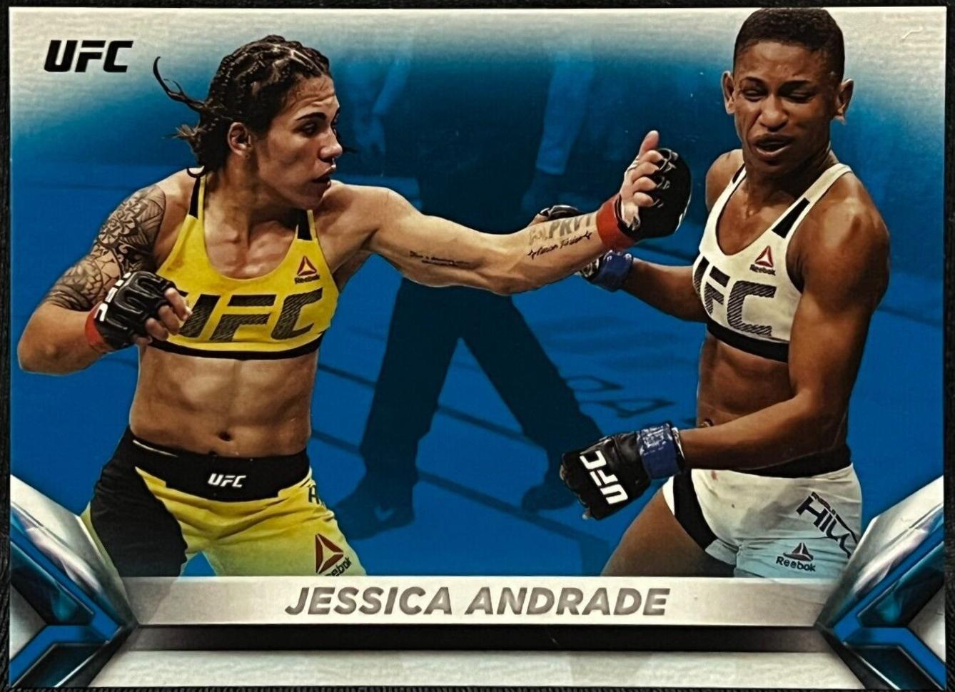 Jessica Andrade 2018 Topps UFC Knockout Base #73 Blue