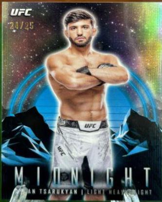 Arman Tsarukyan 2024 Topps Midnight UFC Base #98 Moonrise