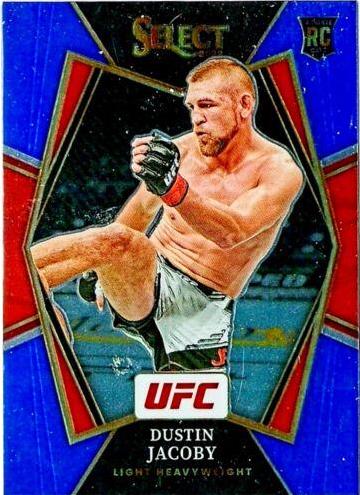 Dustin Jacoby 2022 Panini Select UFC Premier Level #189 Blue Prizm