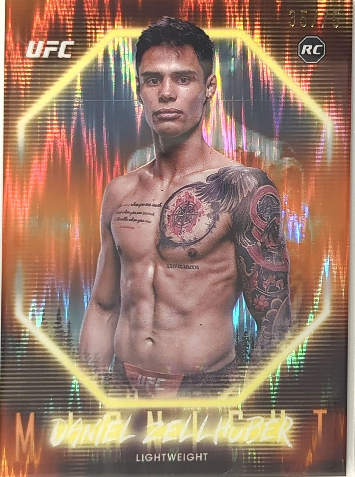 Daniel Zellhuber 2025 Topps Midnight UFC Base #72 Dusk