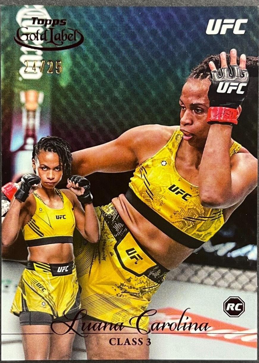 Luana Carolina 2024 Topps Gold Label UFC Base Class III #50 Red