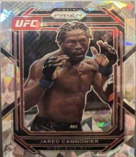 Jared Cannonier 2023 Panini Prizm UFC Base #129 Ice