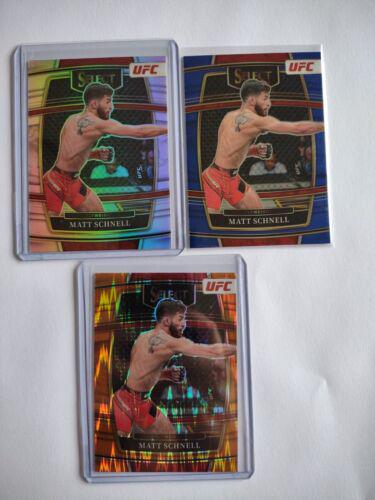 Matt Schnell 2022 Panini Select UFC Concourse #16 Orange Flash