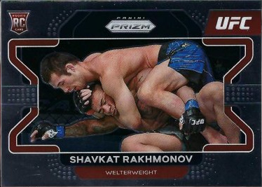 Shavkat Rakhmonov 2022 Panini Prizm UFC Base #80 Octagon