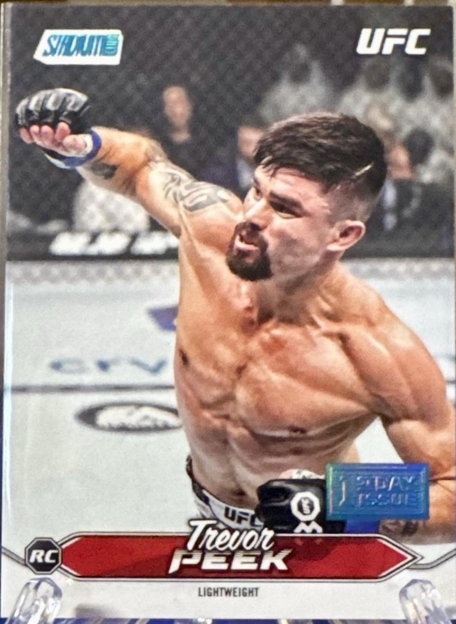 Trevor Peek 2025 Topps Stadium Club UFC Base #120 First Day Issue