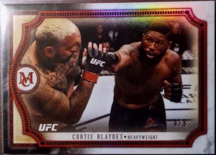 Curtis Blaydes 2018 Topps UFC Museum Collection Base #38 Ruby