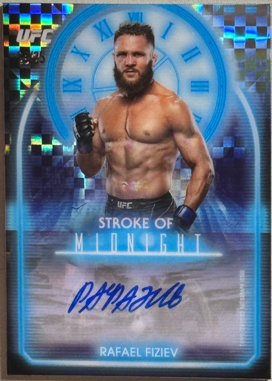 Rafael Fiziev 2025 Topps Midnight UFC Stroke of Midnight Autographs #SMA-RF Moonrise
