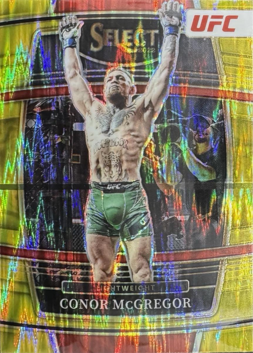 Conor McGregor 2022 Panini Select UFC Concourse #93 Gold Flash