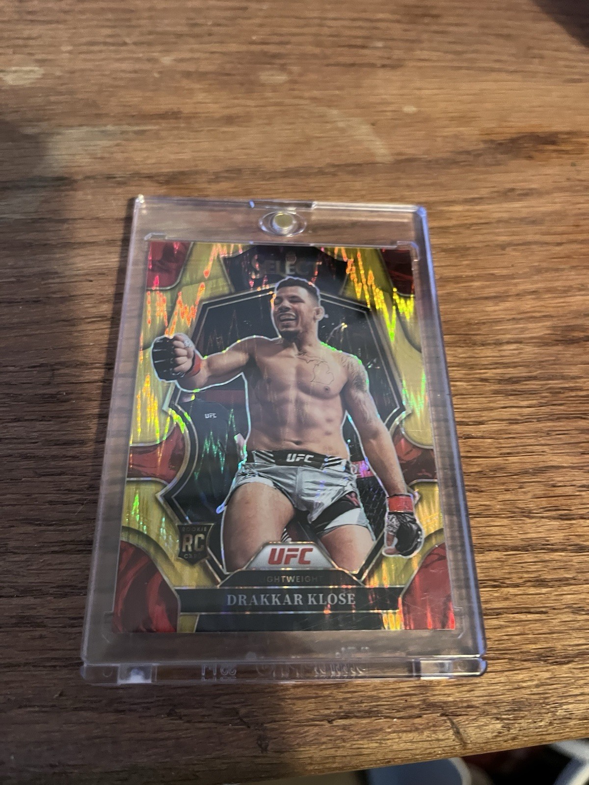 Drakkar Klose 2023 Panini Select UFC Premier Level #132 Gold Flash