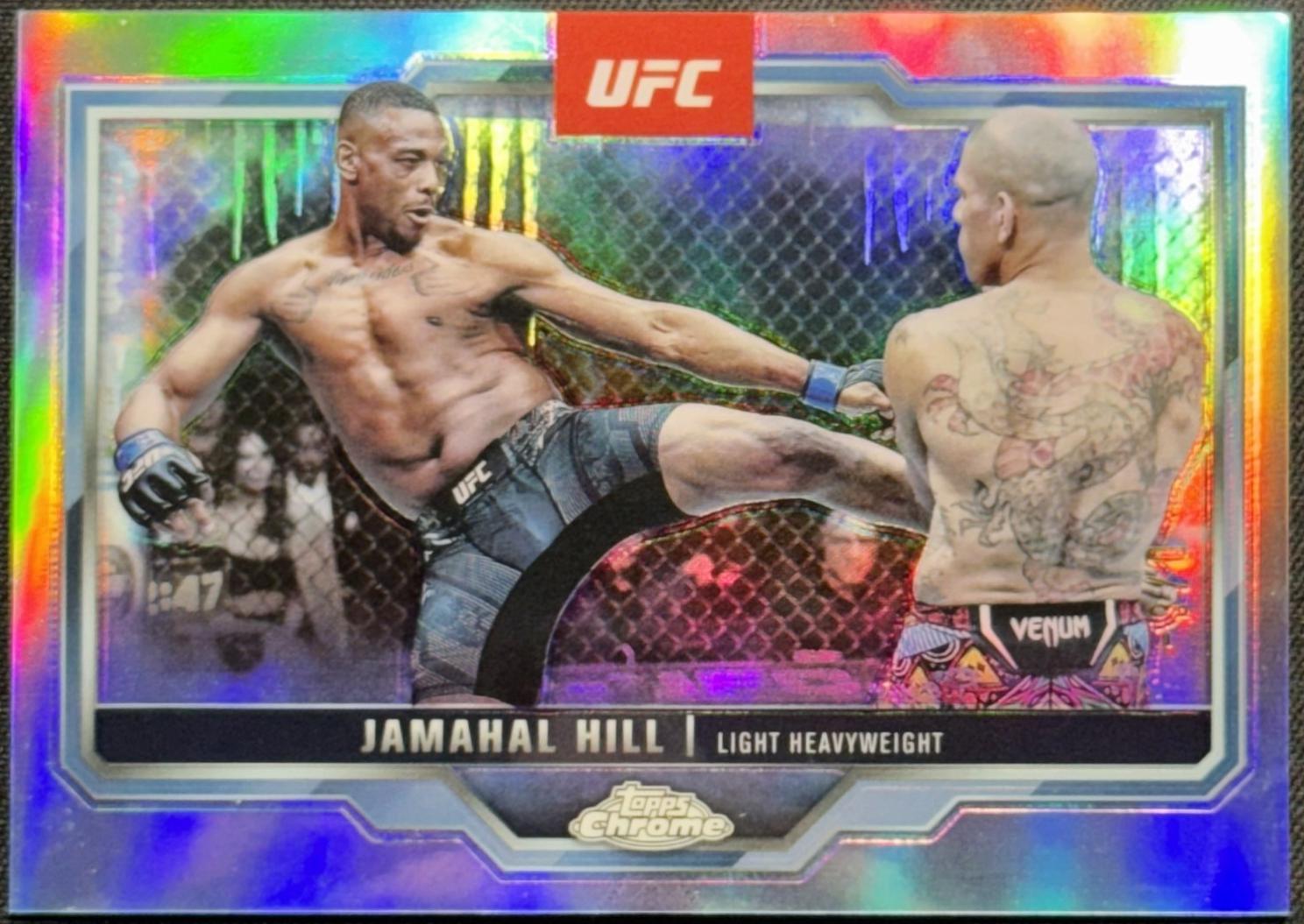 Jamahal Hill 2025 Topps Chrome UFC Base #170 FrozenFractor