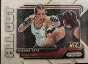 Miesha Tate 2023 Panini Prizm UFC All Out #7 Green Pulsar