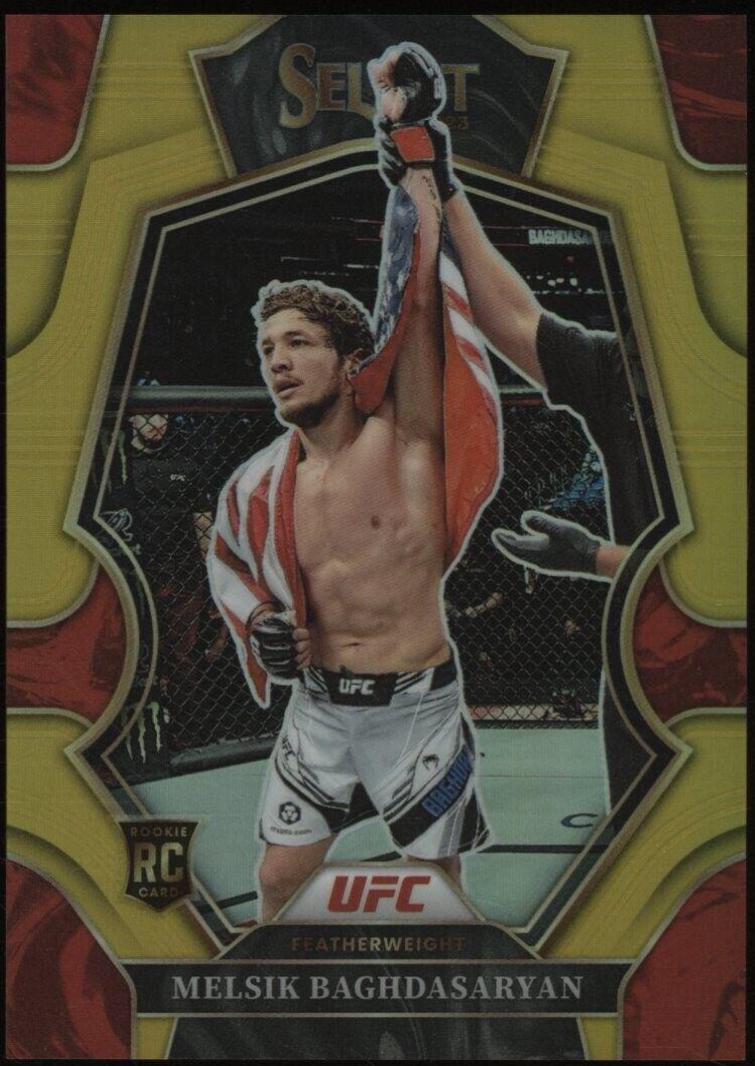 Melsik Baghdasaryan 2023 Panini Select UFC Premier Level #137 Gold
