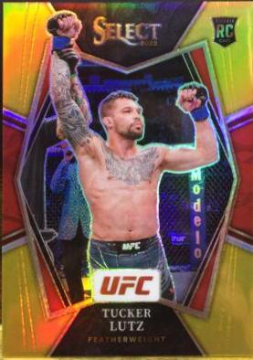 Tucker Lutz 2022 Panini Select UFC Premier Level #129 Gold