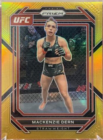 Mackenzie Dern 2023 Panini Prizm UFC Base #180 Gold