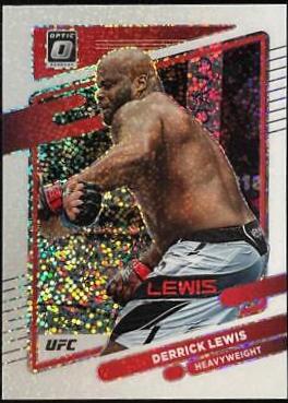 Derrick Lewis 2022 Panini Donruss Optic UFC Base #80 White Sparkle