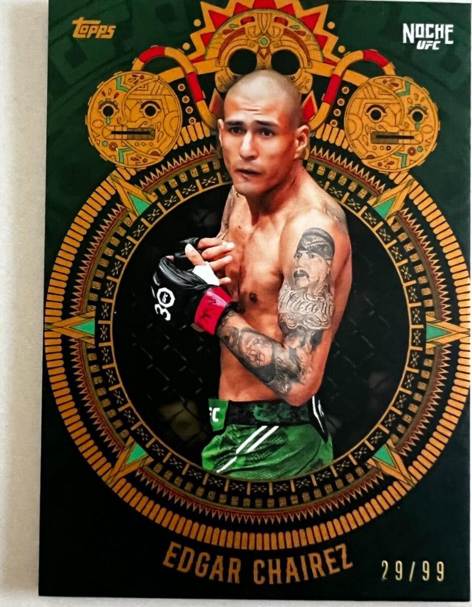 Edgar Chairez 2024 Topps Noche UFC Base #13 Green