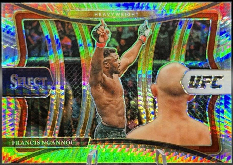 Francis Ngannou 2021 Panini Select UFC Premier Level #120 Lucky Envelopes