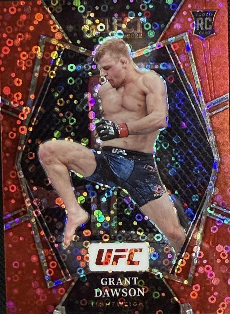Grant Dawson 2022 Panini Select UFC Premier Level #107 Red Disco