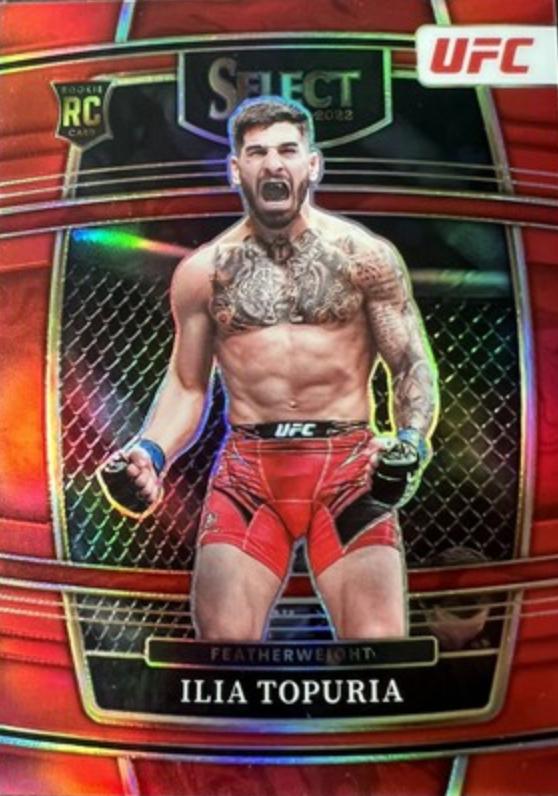 Ilia Topuria 2022 Panini Select UFC Concourse #23 Red