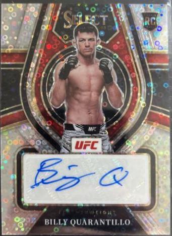 Billy Quarantillo 2022 Panini Select UFC Rookie Signatures #7 Disco