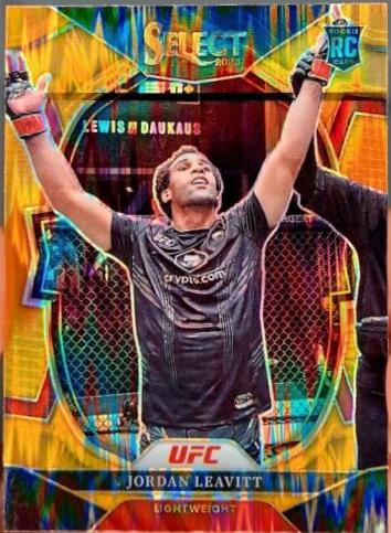 Jordan Leavitt 2023 Panini Select UFC Concourse #7 Gold Flash