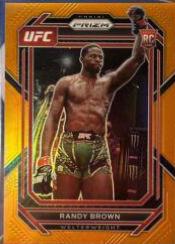 Randy Brown 2023 Panini Prizm UFC Base #106 Orange