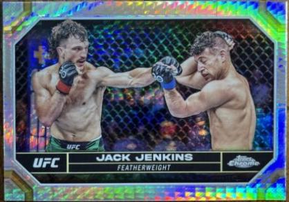 Jack Jenkins 2024 Topps Chrome UFC Base #84 Prism Refractor