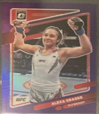 Alexa Grasso 2022 Panini Donruss Optic UFC Base #91 Purple