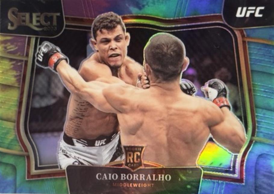 Caio Borralho 2023 Panini Select UFC Octagonside #286 Tie Dye