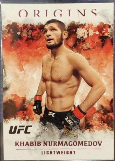 Khabib Nurmagomedov 2021 Panini Chronicles UFC Base Origins #40 Pink