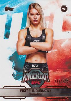 Viktoriia Dudakova 2025 Topps Knockout UFC Base #5 Bronze