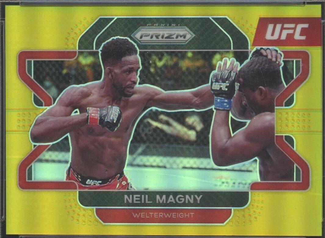 Neil Magny 2022 Panini Prizm UFC Base #48 Gold