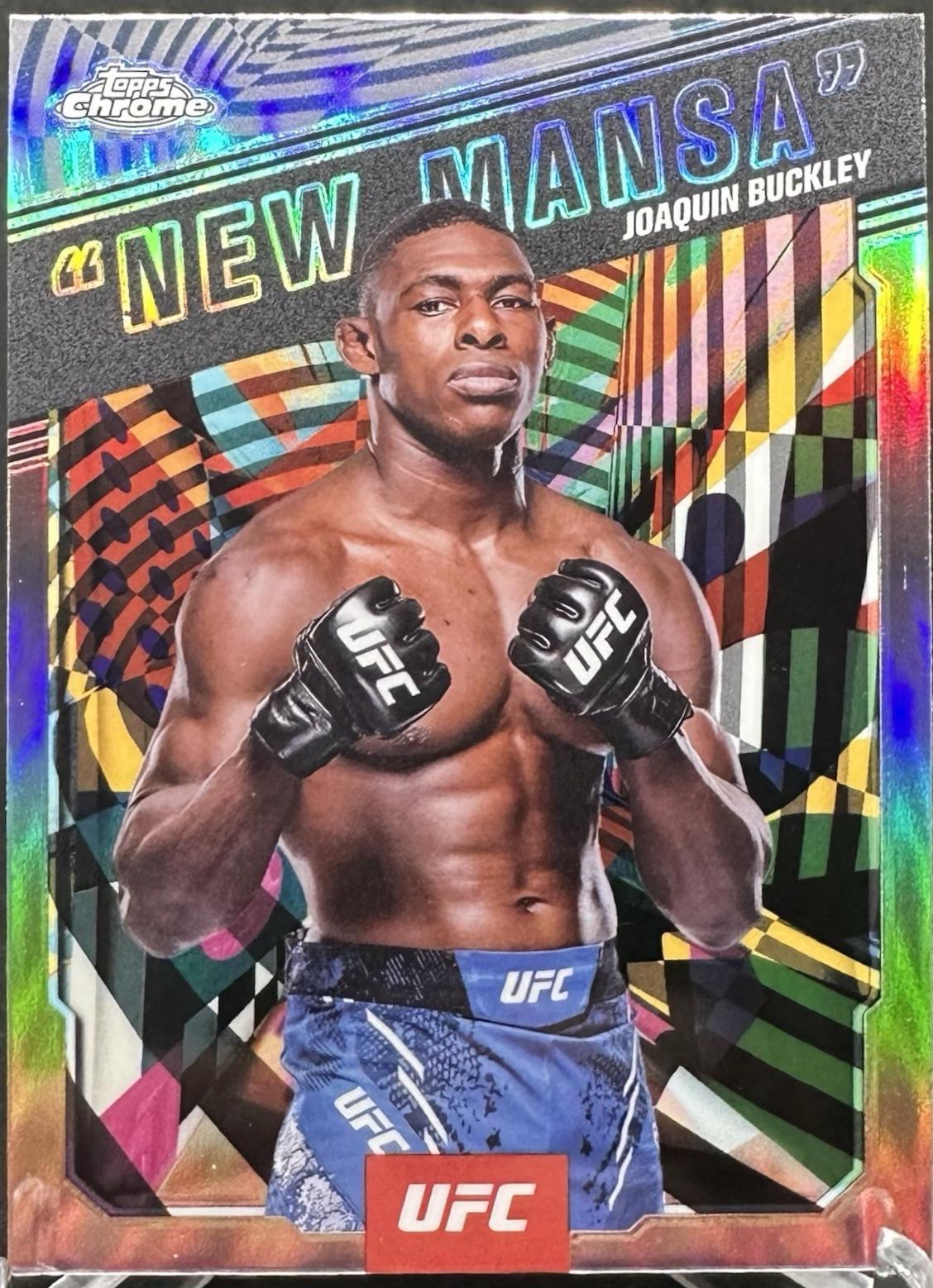 Joaquin Buckley 2025 Topps Chrome UFC AKA #AKA-14 Refractor