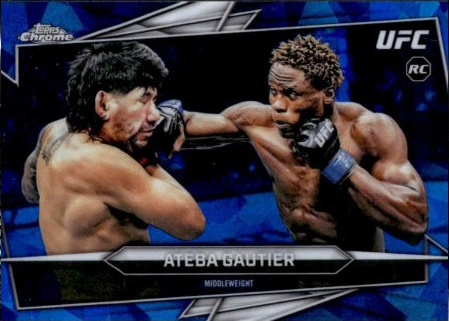 Ateba Gautier 2026 Topps Chrome Sapphire UFC Base #7 Orange Sapphire