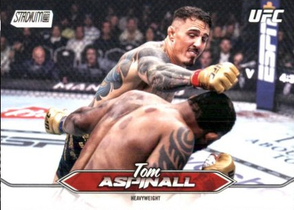Tom Aspinall 2025 Topps Stadium Club UFC Base #8 Orange