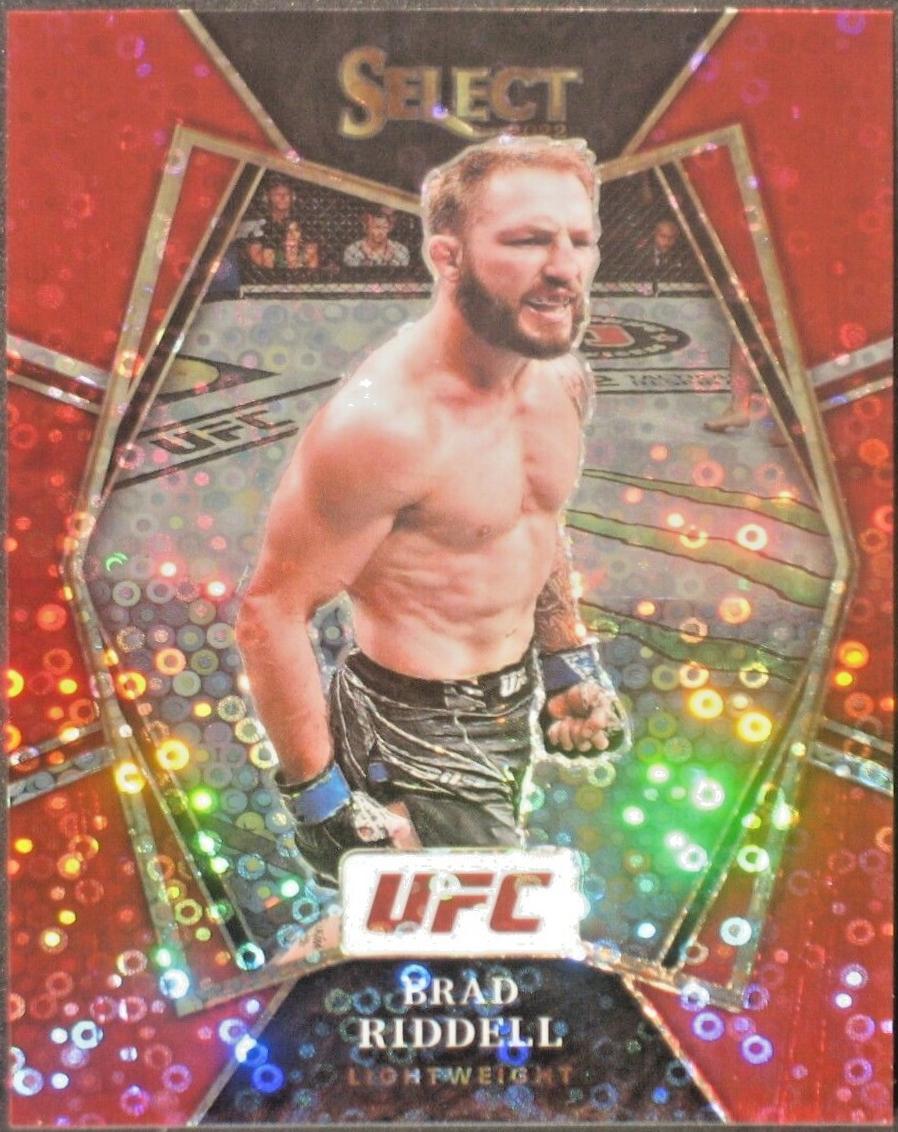 Brad Riddell 2022 Panini Select UFC Premier Level #172 Red Disco