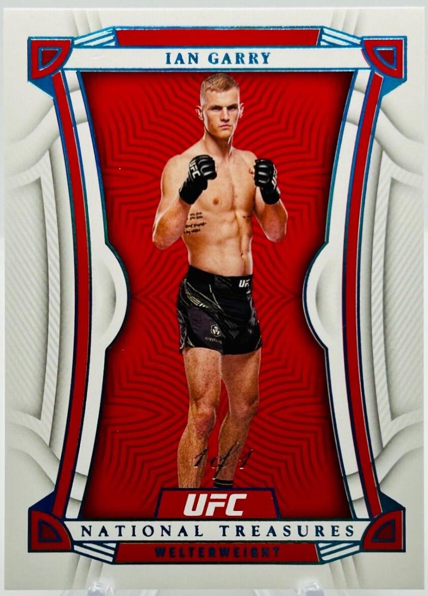 Ian Machado Garry 2023 Panini Chronicles UFC Base National Treasures #443 Platinum